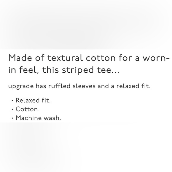 Madewell Flare Sleeve Stripe Tee - Picture 4 of 11